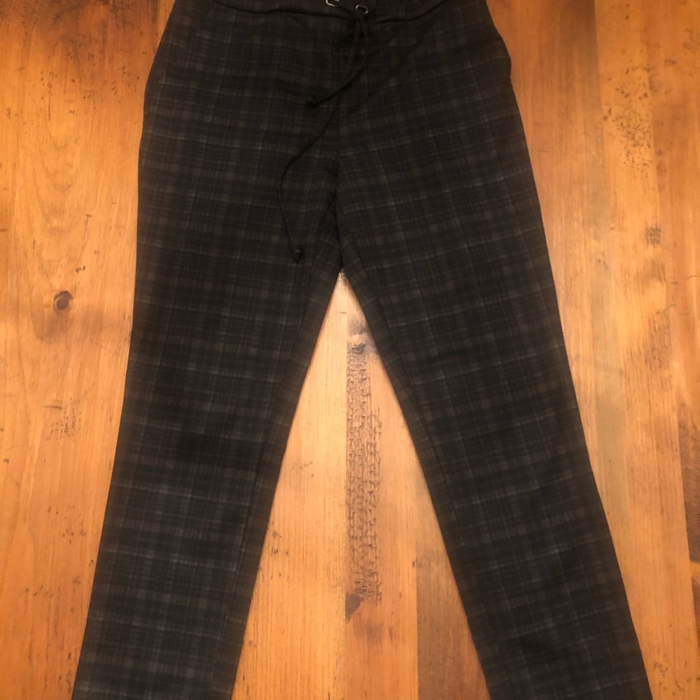 Jules Leopoldo Plaid skinny pants